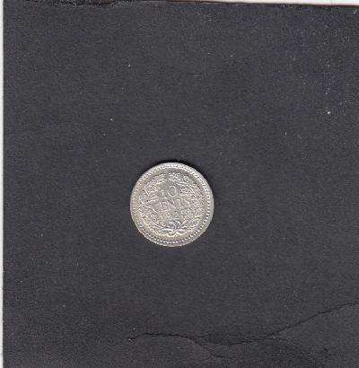 Beschrijving: 10 Cent WILHELMINA